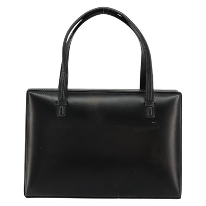 Loewe LOEWE Hand Bag Leather Black Gold Authentic bs34657