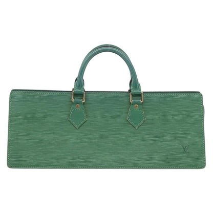 Louis Vuitton LOUIS VUITTON Epi Sac Triangle Hand Bag Green M52094 LV Authentic 181752