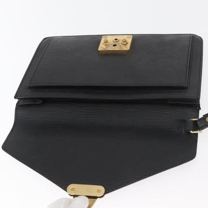 Louis Vuitton LOUIS VUITTON Epi Serie Dragonne Clutch Bag Black Noir M52612 LV Authentic bs35123