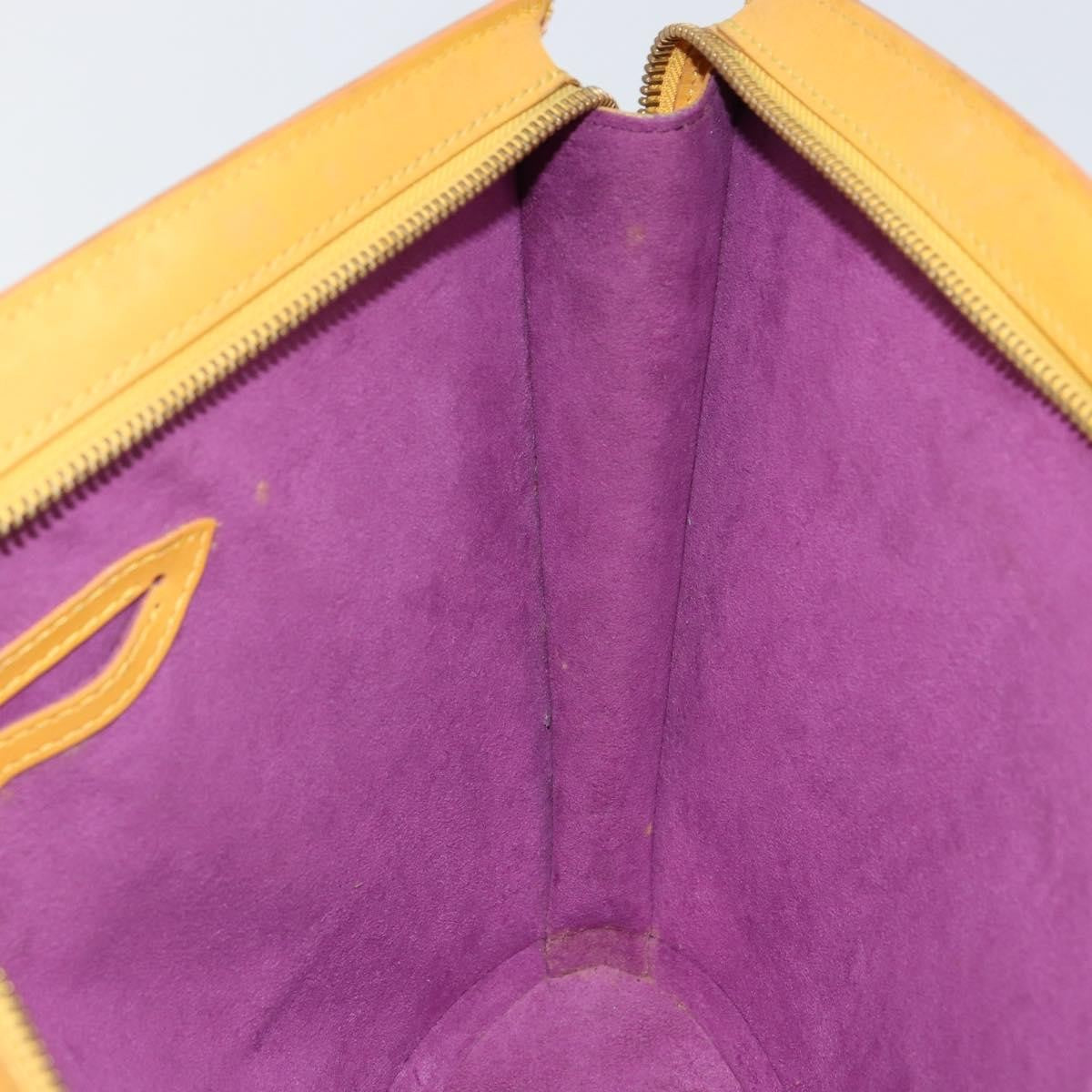 Louis Vuitton LOUIS VUITTON Epi Saint Jacques Hand Bag Yellow M52279 LV Authentic bs29292