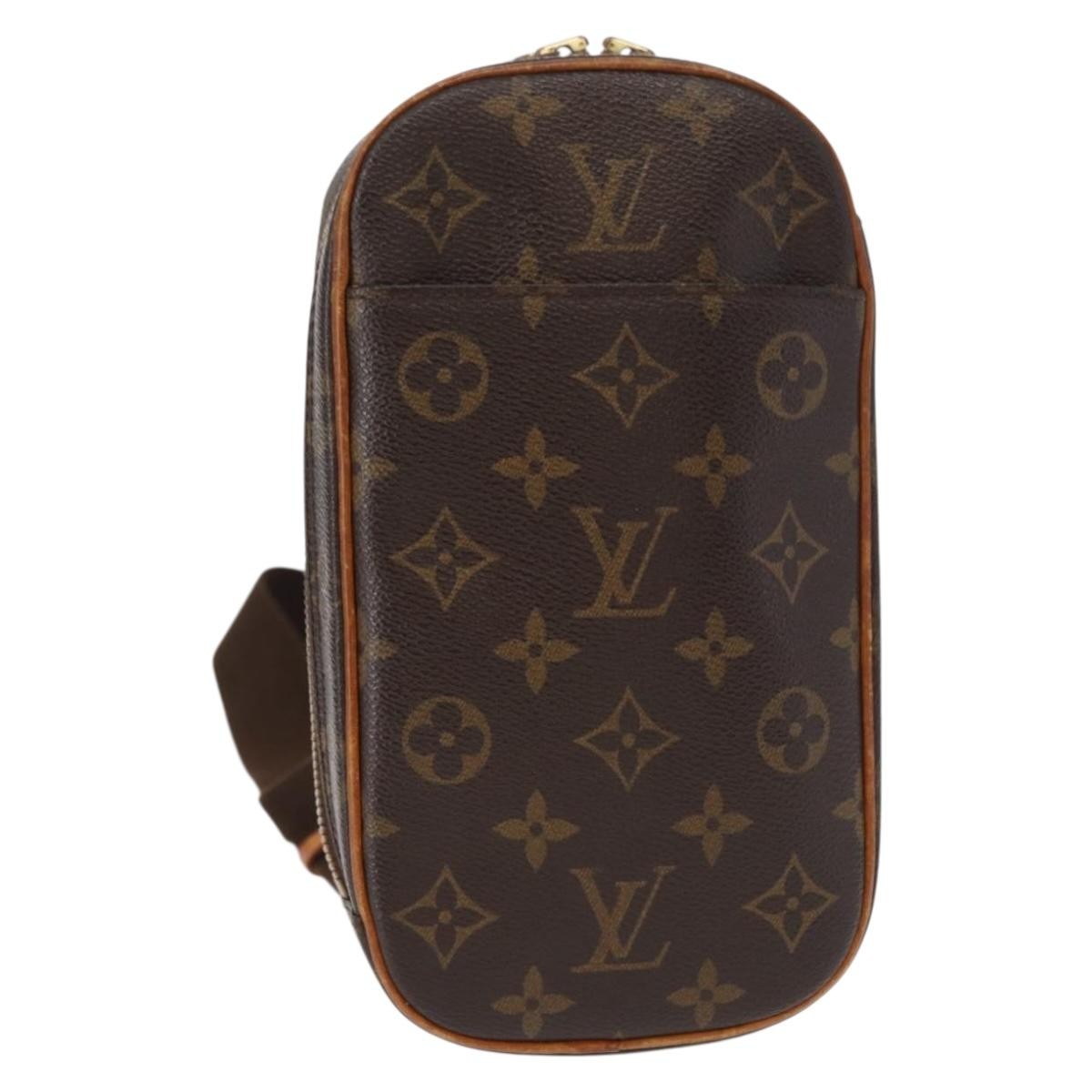 Louis Vuitton LOUIS VUITTON Monogram Pochette Gange Shoulder Bag M51870 LV Authentic 154356