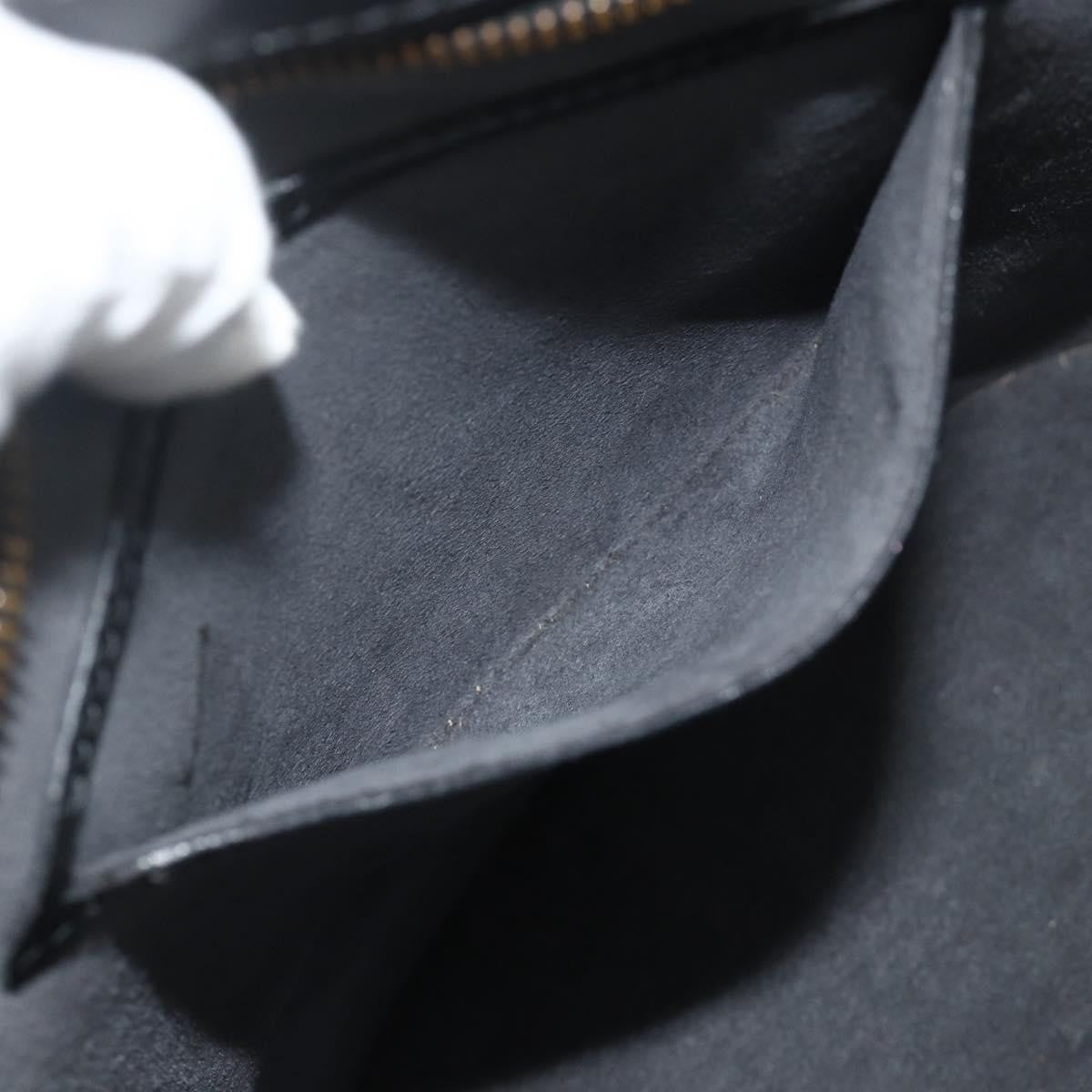 Louis Vuitton LOUIS VUITTON Epi Saint Jacques Hand Bag Black M52272 LV Authentic 175051