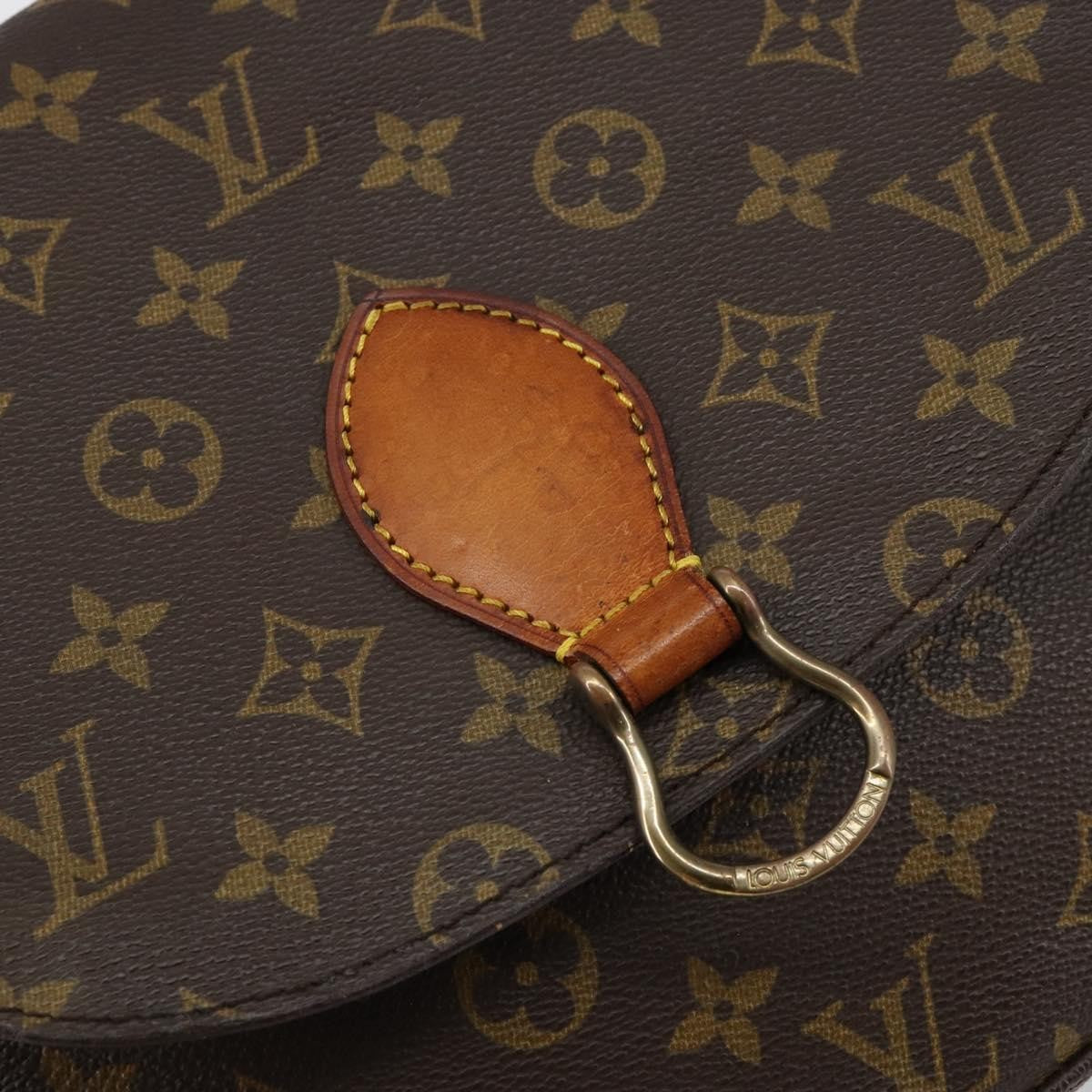 Louis Vuitton LOUIS VUITTON Monogram Saint Cloud GM Shoulder Bag M51242 LV Authentic bs30024