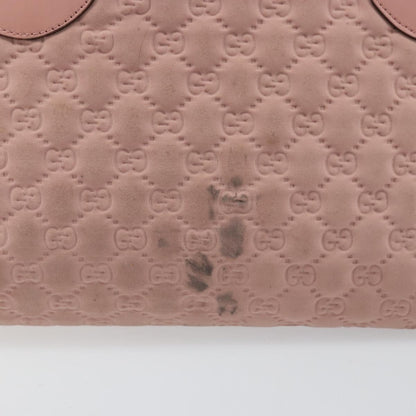 Gucci GUCCI GG Canvas Tote Bag Nylon Pink Gold 211976 Authentic LNZ669