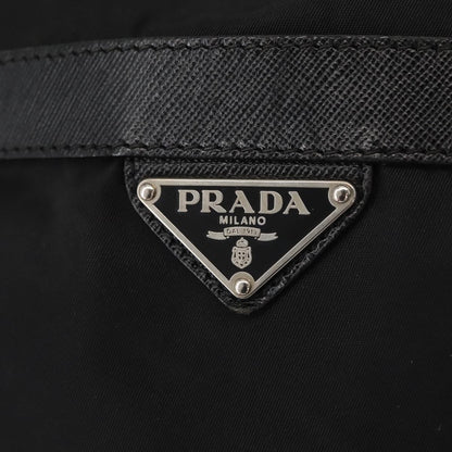 Prada PRADA Shoulder Bag Nylon Black Silver Authentic 147527