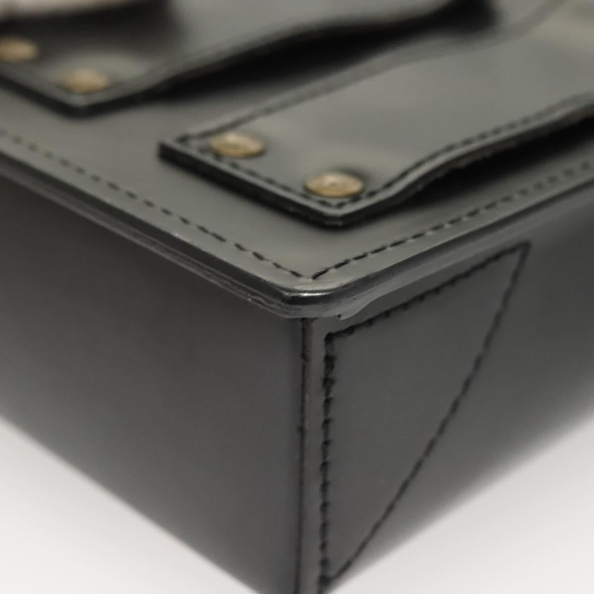 Louis Vuitton LOUIS VUITTON Pister Shoulder Bag Leather Black M92222 LV Authentic bs26496