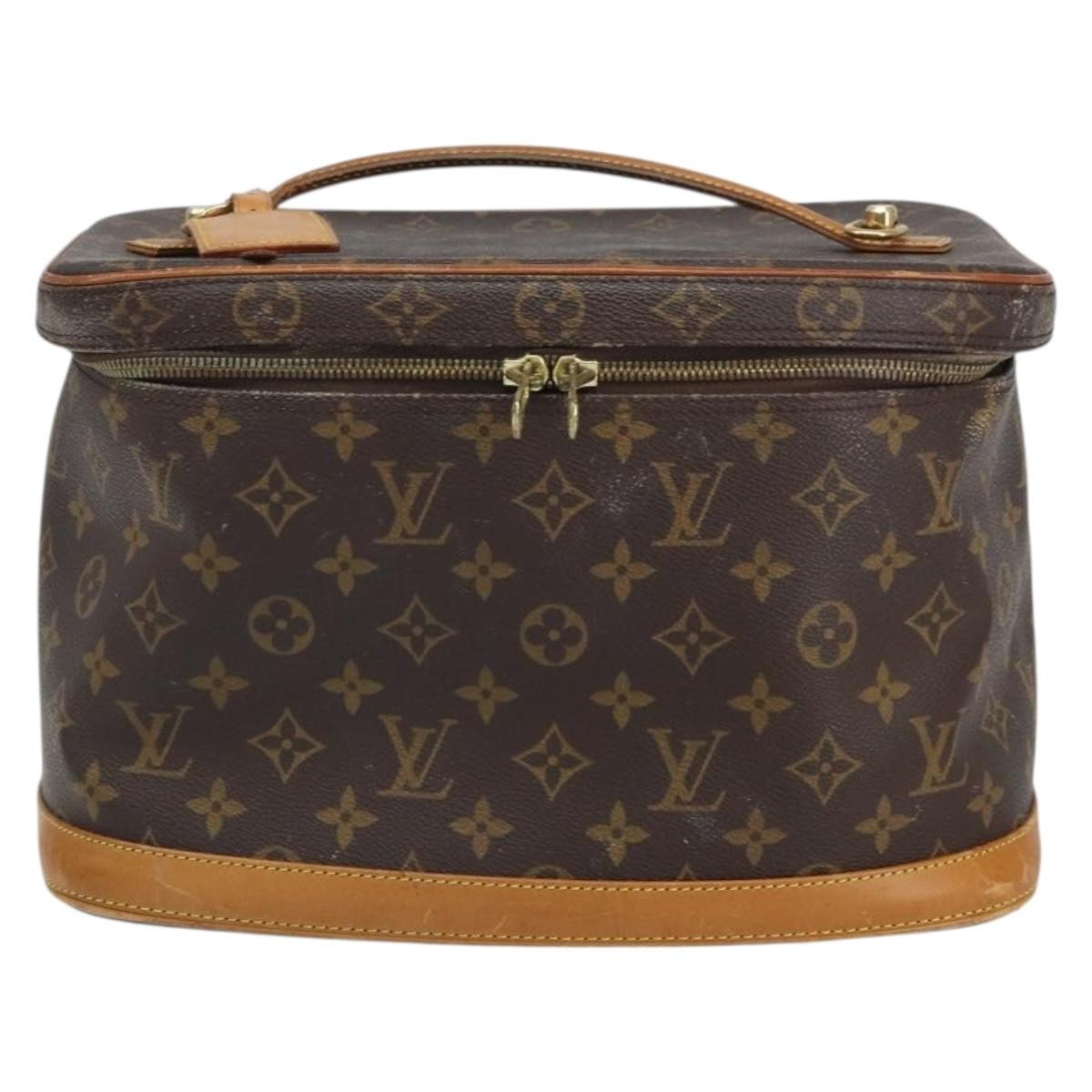 Louis Vuitton LOUIS VUITTON Monogram Nice Hand Bag M47280 LV Authentic 157865
