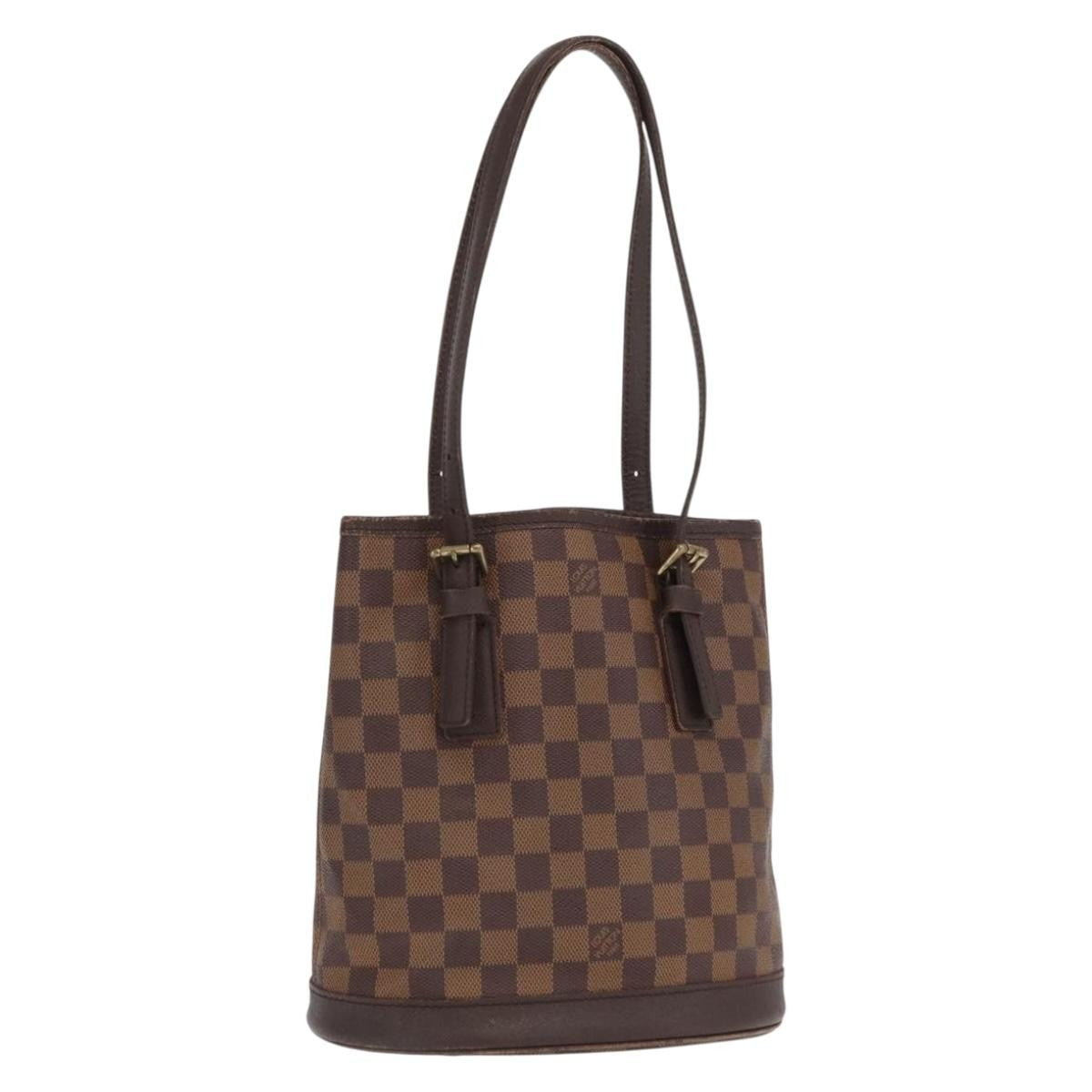 Louis Vuitton LOUIS VUITTON Damier Ebene Marais Shoulder Bag N42240 LV Authentic BA10212