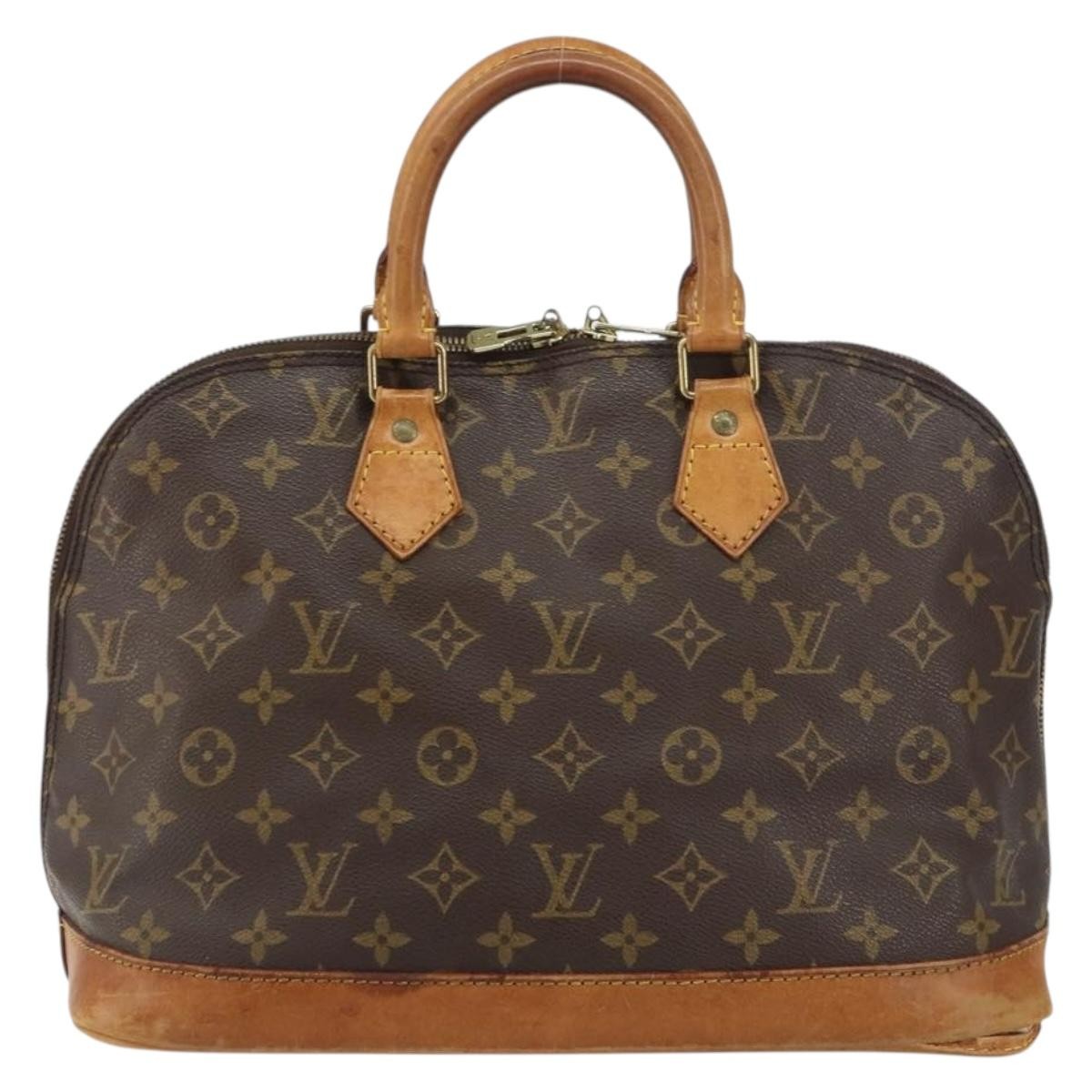 Louis Vuitton LOUIS VUITTON Monogram Alma Hand Bag M51130 LV Authentic ti3527