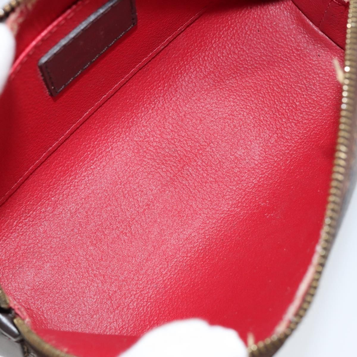 Louis Vuitton LOUIS VUITTON Damier Ebene Pochette Cosmetic PM Pouch N47516 LV Authentic 153562 Bag