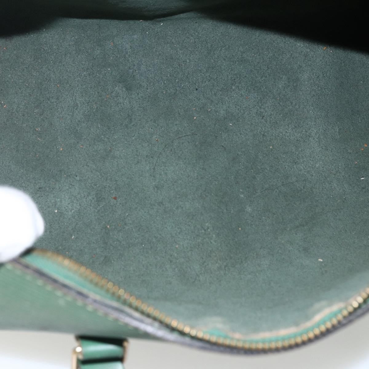 Louis Vuitton LOUIS VUITTON Epi Soufflot Hand Bag Green M52224 LV Authentic 170774