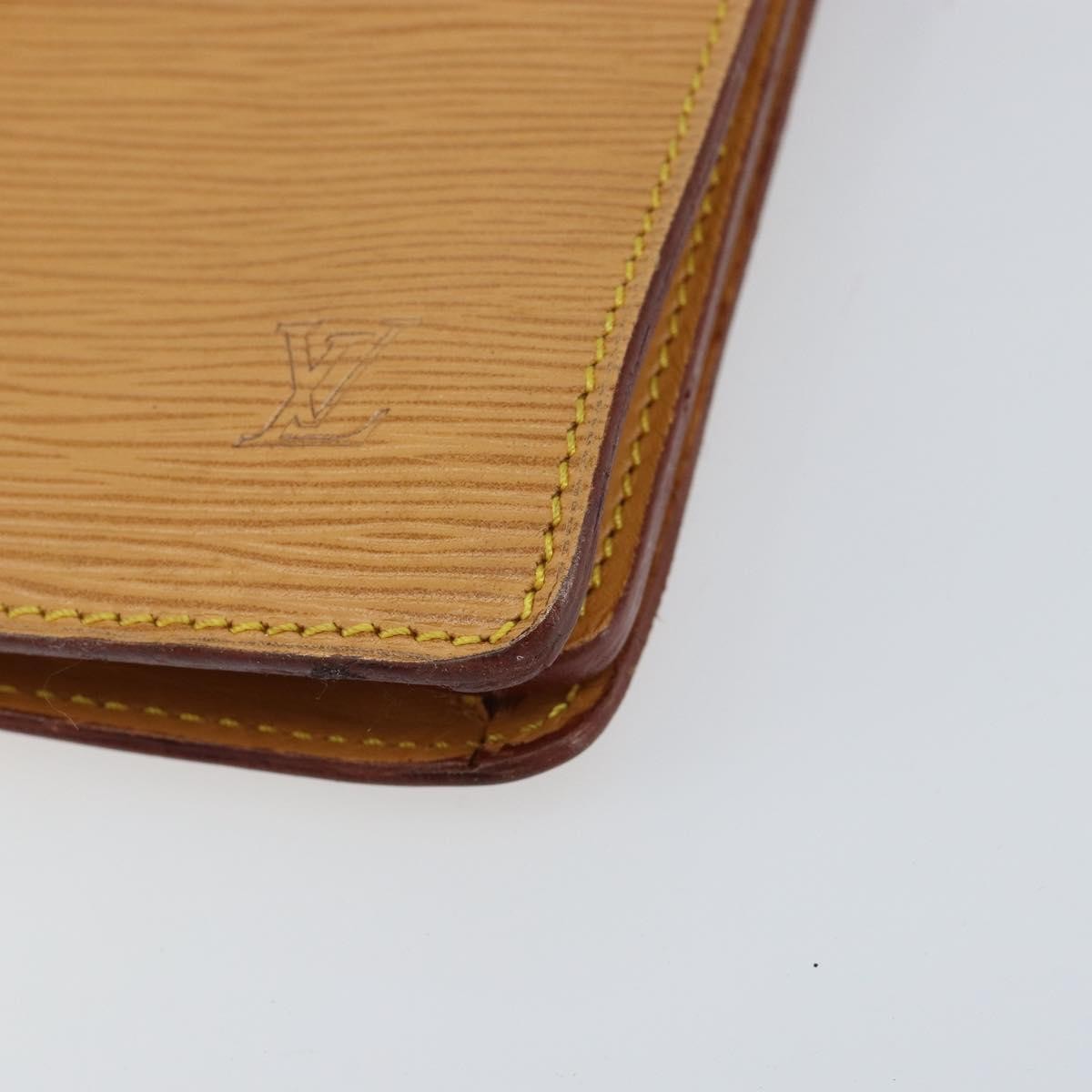 Louis Vuitton LOUIS VUITTON Epi Biface Hand Bag 2way Beige LV Authentic bs30897