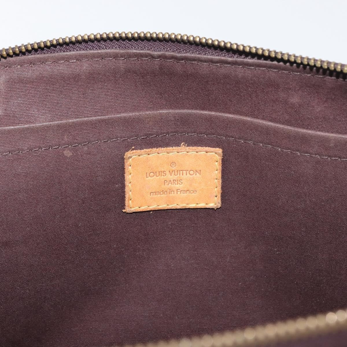 Louis Vuitton LOUIS VUITTON Monogram Vernis Rosewood Avenue Bag Amarante M93510 Authentic 179465