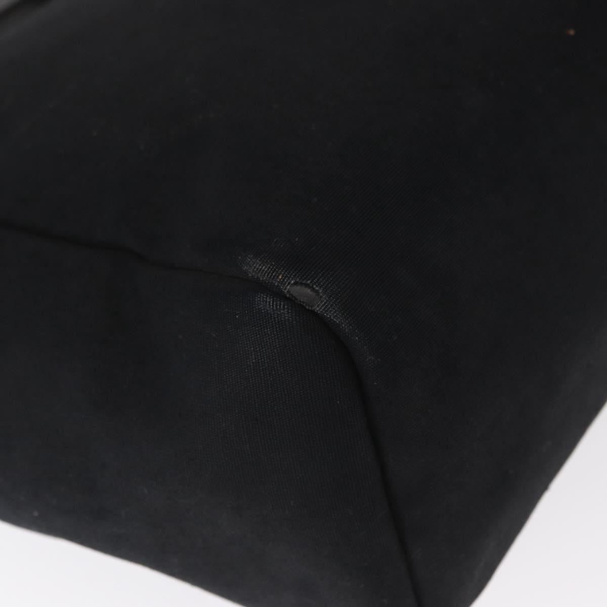 Hermès Hermès HERMES Herbag MM Hand Bag Canvas Leather Black Silver Authentic gh1501