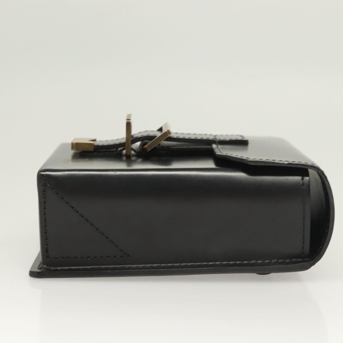 Louis Vuitton LOUIS VUITTON Pister Shoulder Bag Leather Black M92222 LV Authentic bs26496