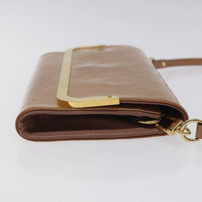 Louis Vuitton LOUIS VUITTON Vernis Rossmore MM Shoulder Bag Rose Velours M91589 LV Authentic 127784