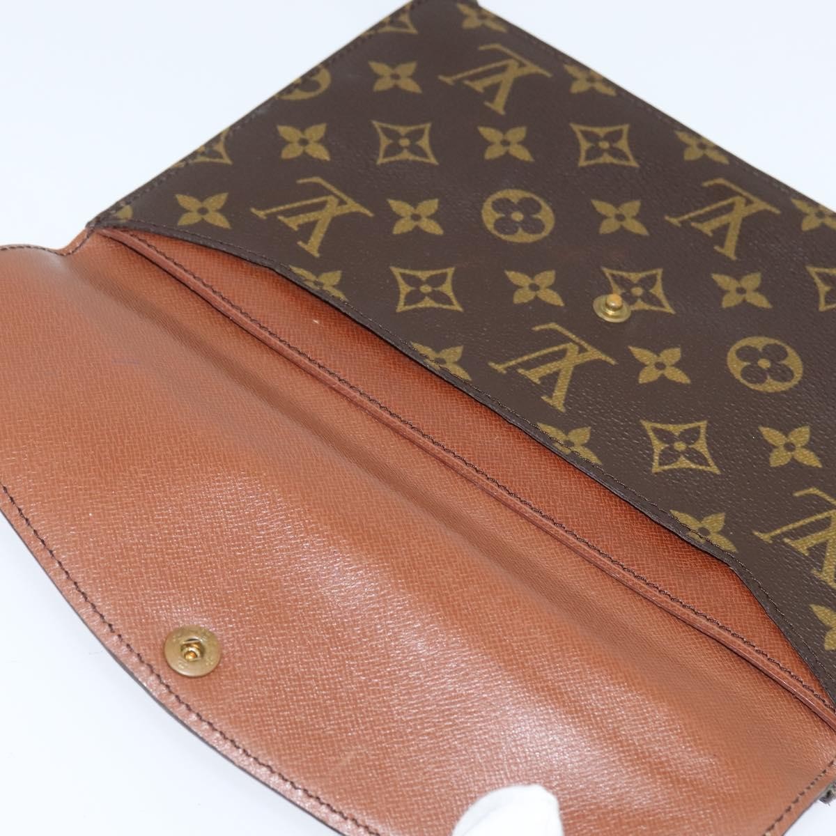Louis Vuitton LOUIS VUITTON Monogram Double Rabat Shoulder Bag M51815 LV Authentic 147932
