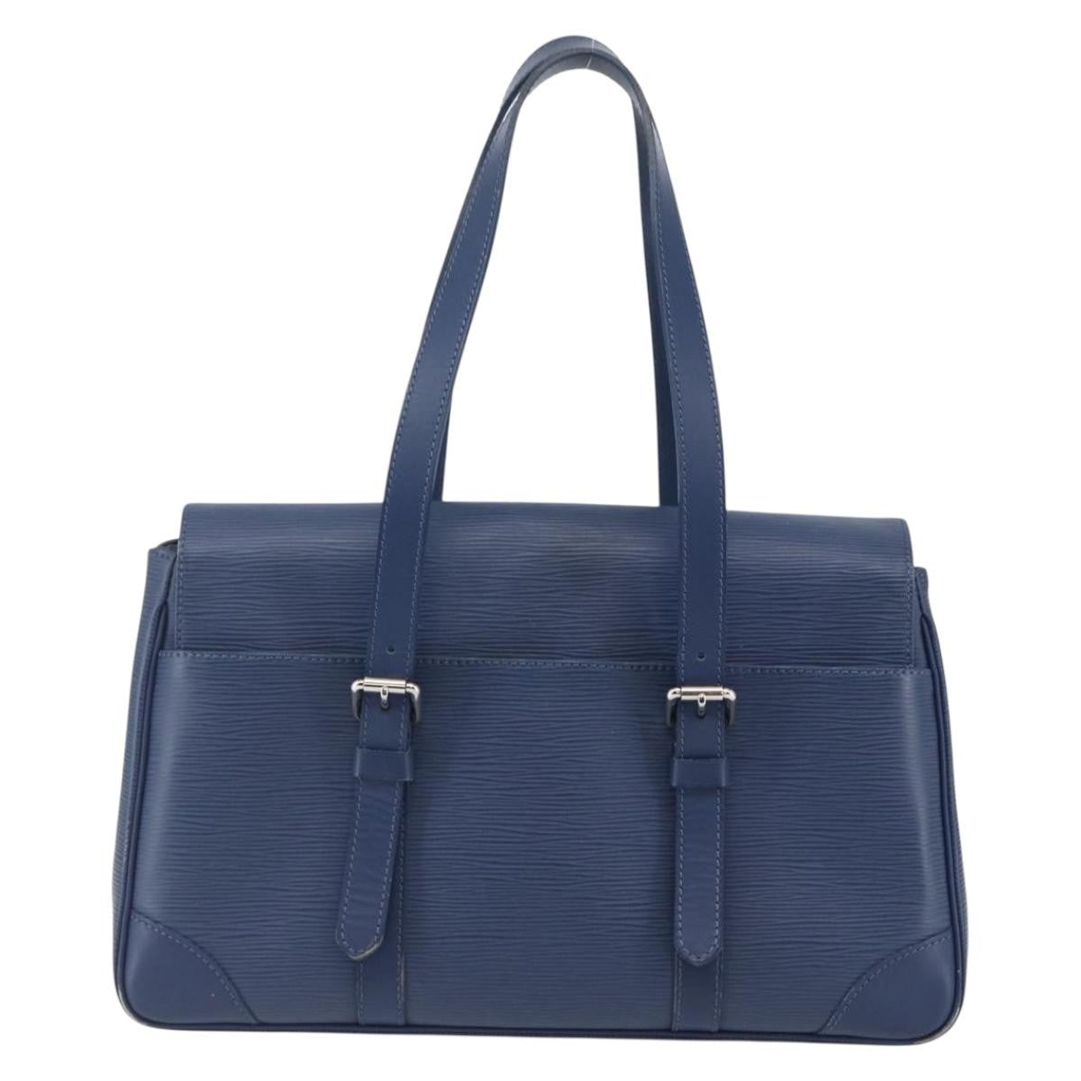 Louis Vuitton LOUIS VUITTON Epi Segur MM Hand Bag Myrtille M5886G LV Authentic 145467