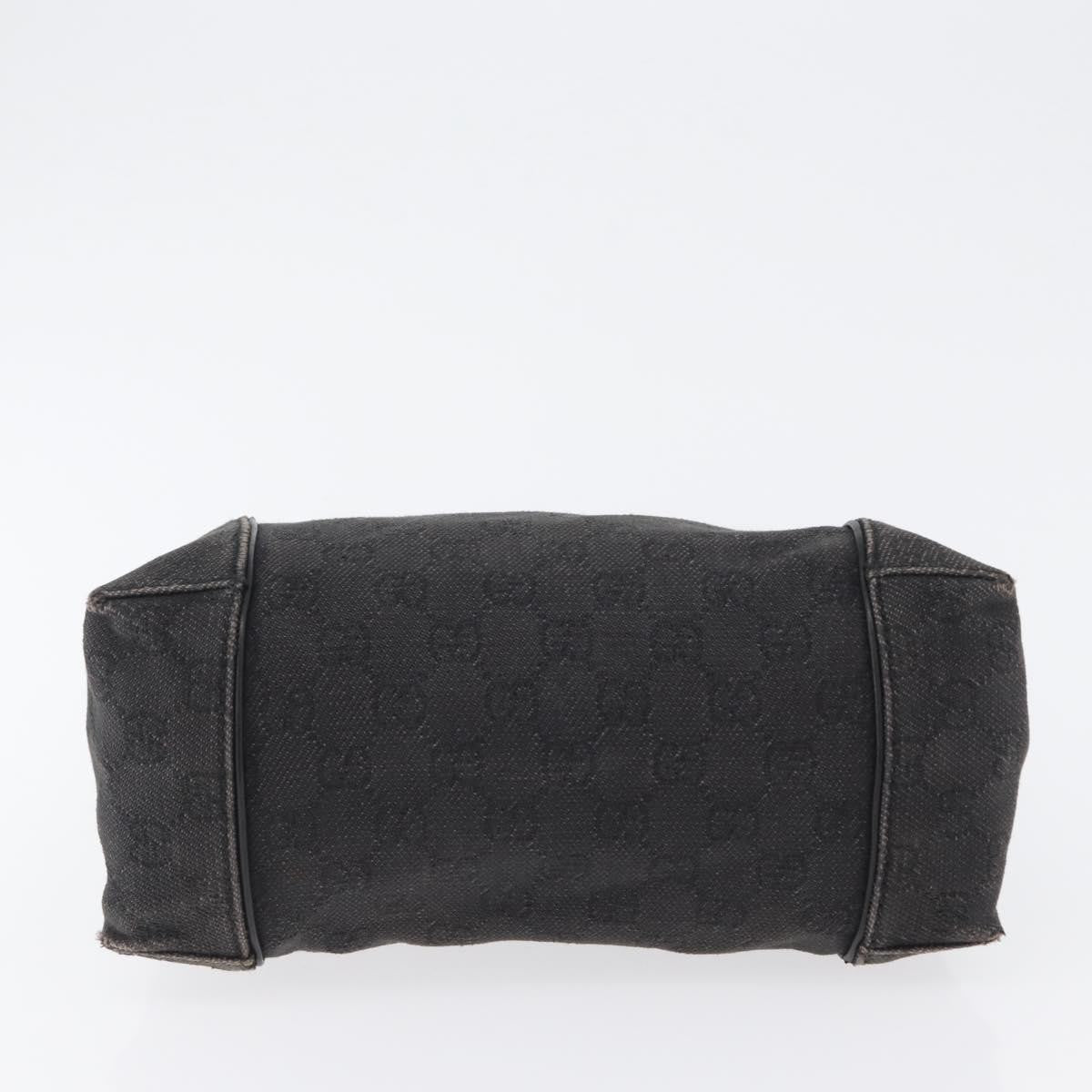 Gucci GUCCI GG Canvas Shoulder Bag Black 101333 Authentic 173490