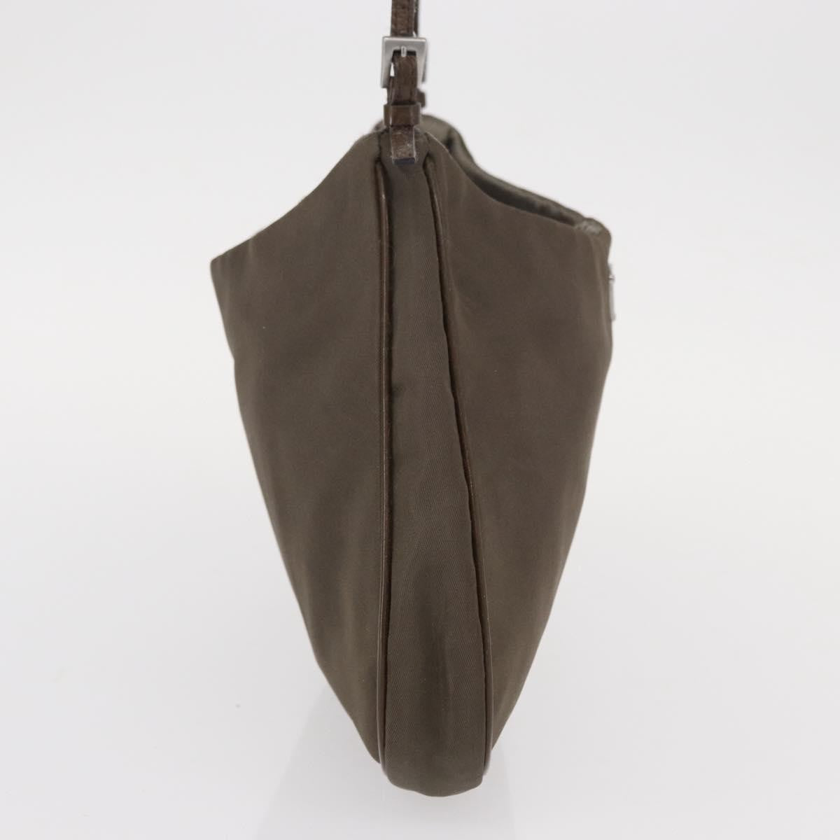 Prada PRADA Shoulder Bag Nylon Brown Authentic 153825