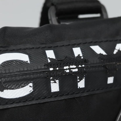 Givenchy GIVENCHY Shoulder Bag Nylon Black Silver Authentic bs23553
