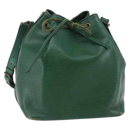 Louis Vuitton LOUIS VUITTON Epi Petit Noe Shoulder Bag Green M44104 LV Authentic 144617