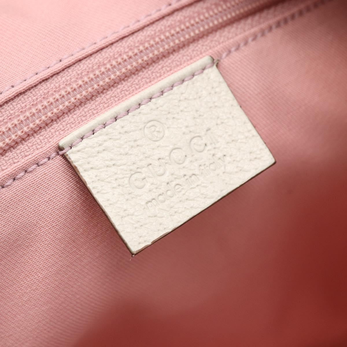 Gucci GUCCI GG Canvas Tote Bag Pink Gold 121023 Authentic ep11753