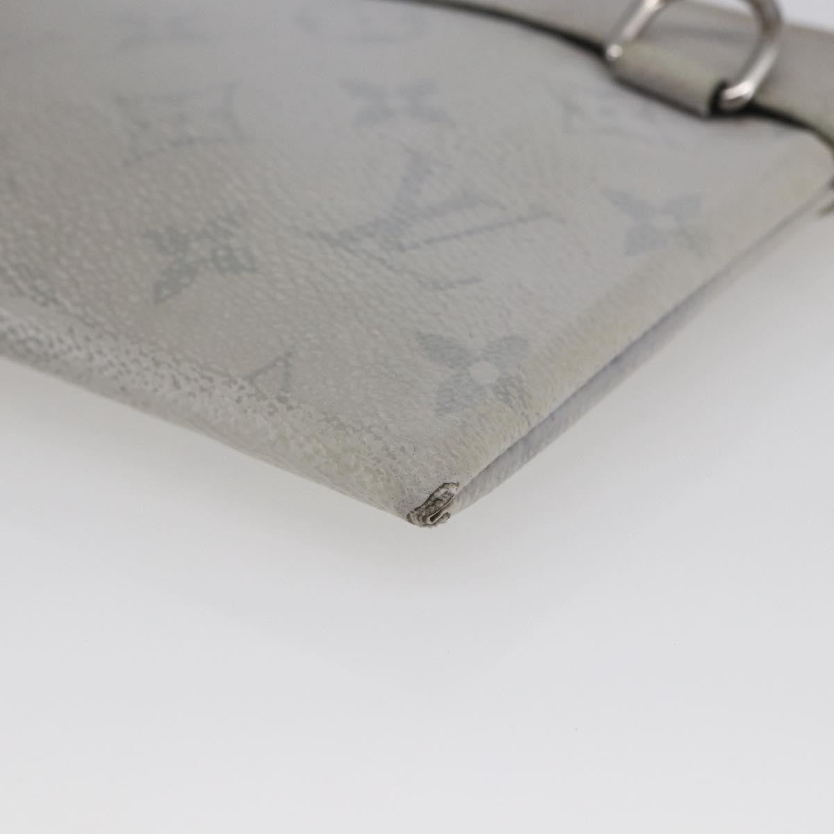 Louis Vuitton LOUIS VUITTON Monogram Taigarama Pochette Discovery PM Gray M30279 Authentic 147372 Bag