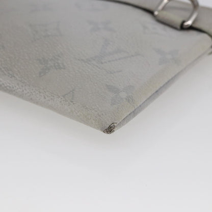 Louis Vuitton LOUIS VUITTON Monogram Taigarama Pochette Discovery PM Gray M30279 Authentic 147372 Bag