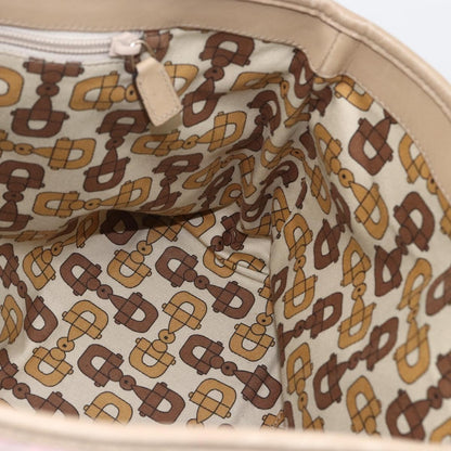 Gucci GUCCI GG Canvas Tote Bag Pink Gold Authentic 158451