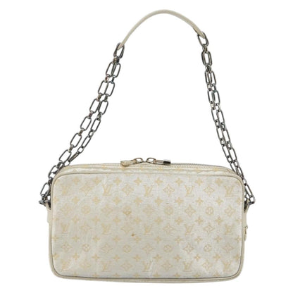 Louis Vuitton LOUIS VUITTON Monogram Shine McKenna Shoulder Bag Gold M92363 LV Authentic hk3048