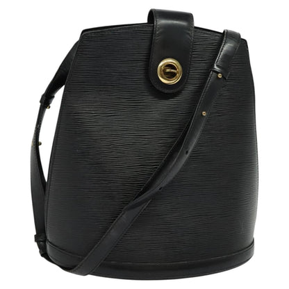 Louis Vuitton LOUIS VUITTON Epi Cluny Shoulder Bag Black M52252 LV Authentic bs24496