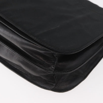 Prada PRADA Shoulder Bag Nylon Black Silver Authentic YKZ1095A