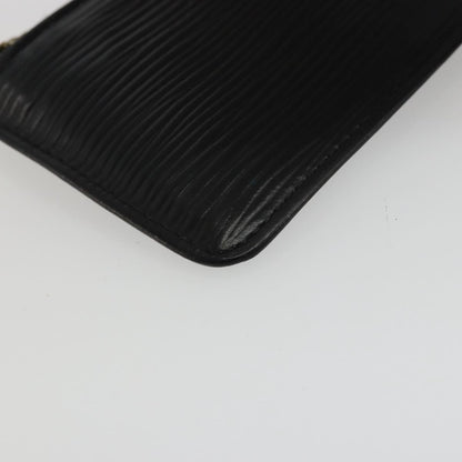 Louis Vuitton LOUIS VUITTON Epi Pochette Cles Coin Purse Black M63802 LV Authentic YKZ1632