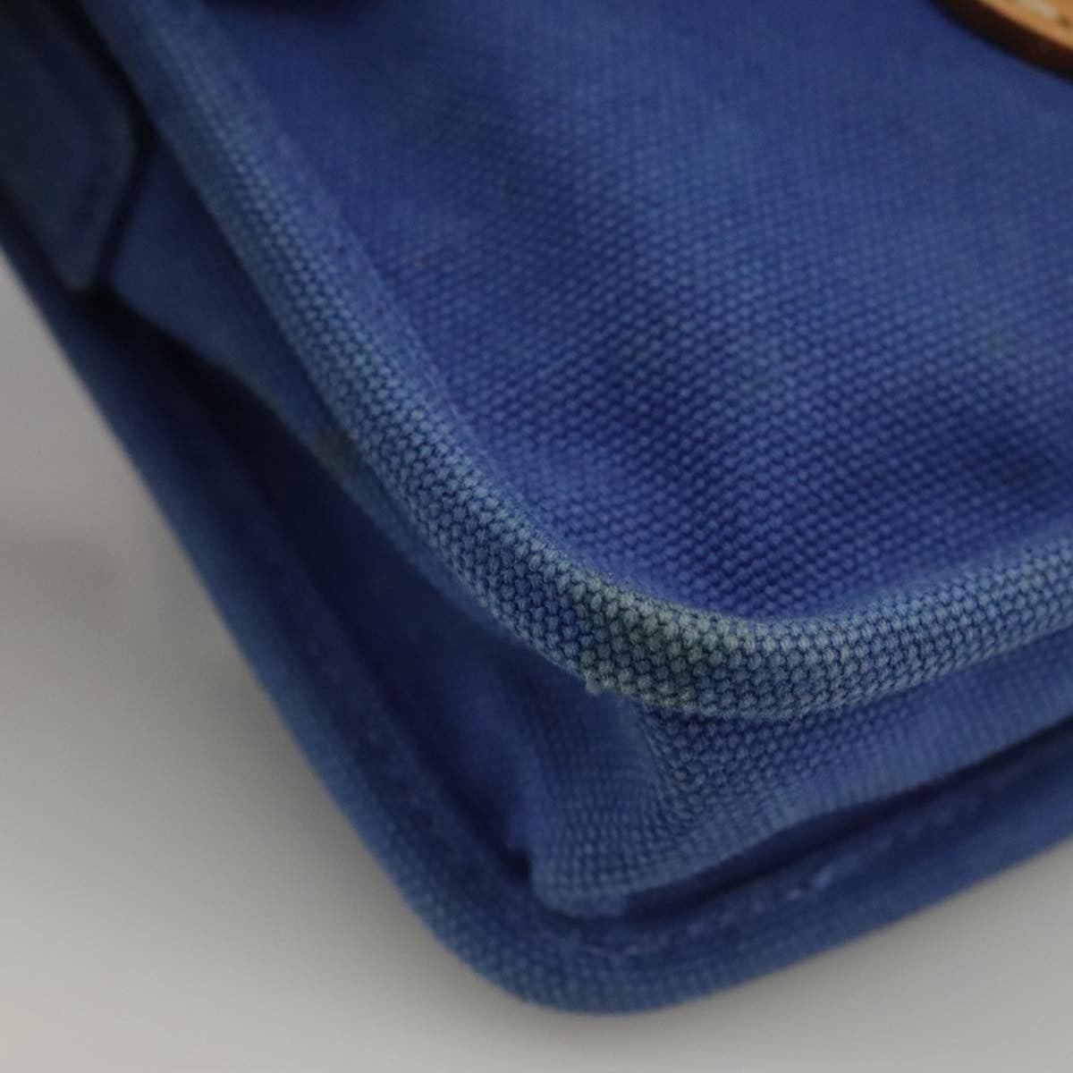 Prada PRADA Shoulder Bag Canvas Blue Authentic 111326