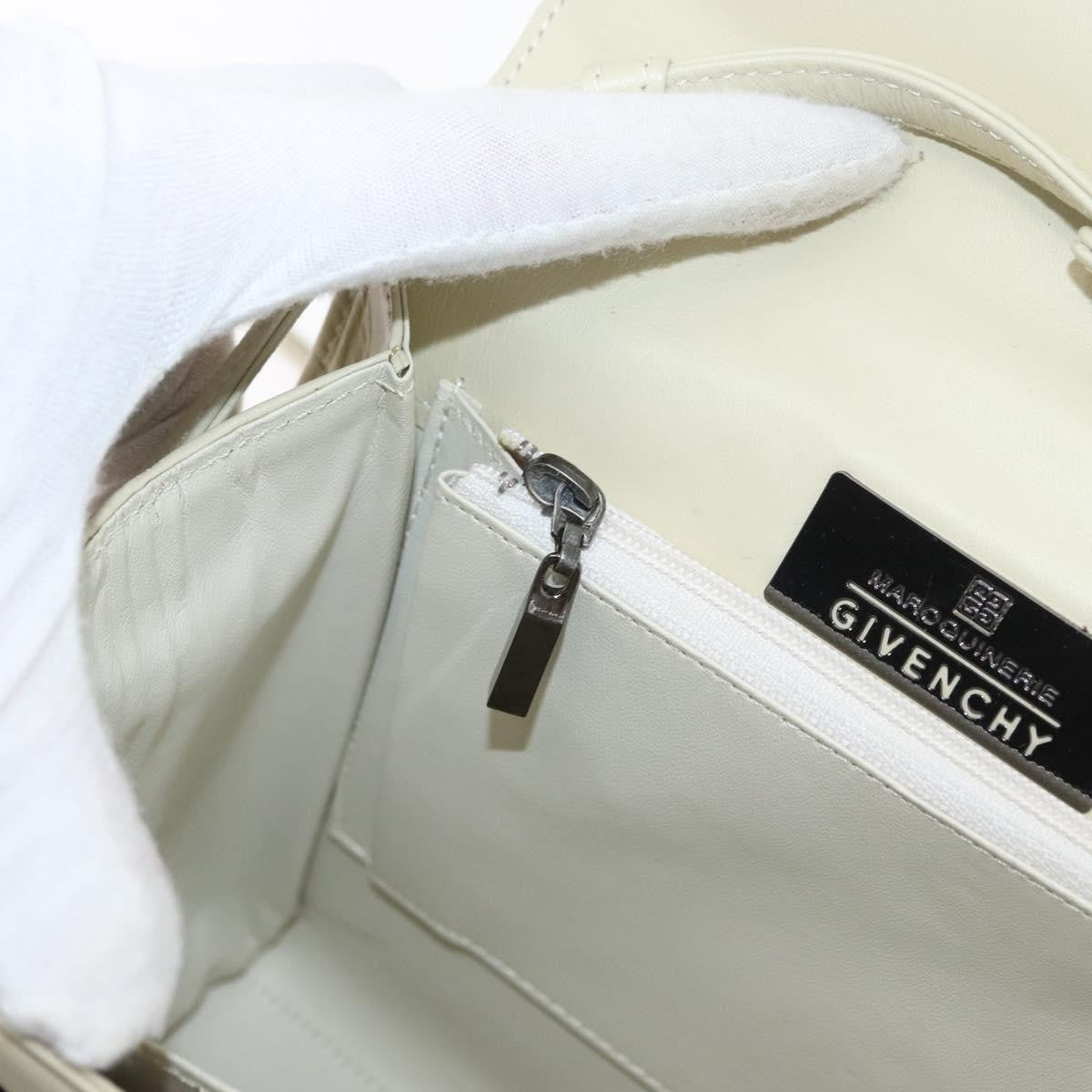 Givenchy GIVENCHY Hand Bag Leather 2way Beige Authentic 173803