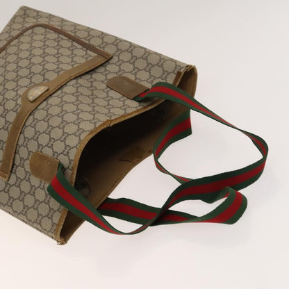 Gucci GUCCI GG Canvas GG Plus Supreme Shoulder Bag PVC 3 Set Beige Authentic ti3417