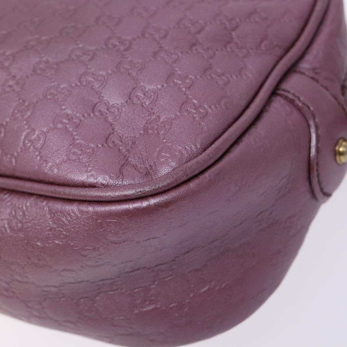Gucci GUCCI Micro GG Canvas Guccissima Bag Leather Pink Gold 309538 Authentic sw1136