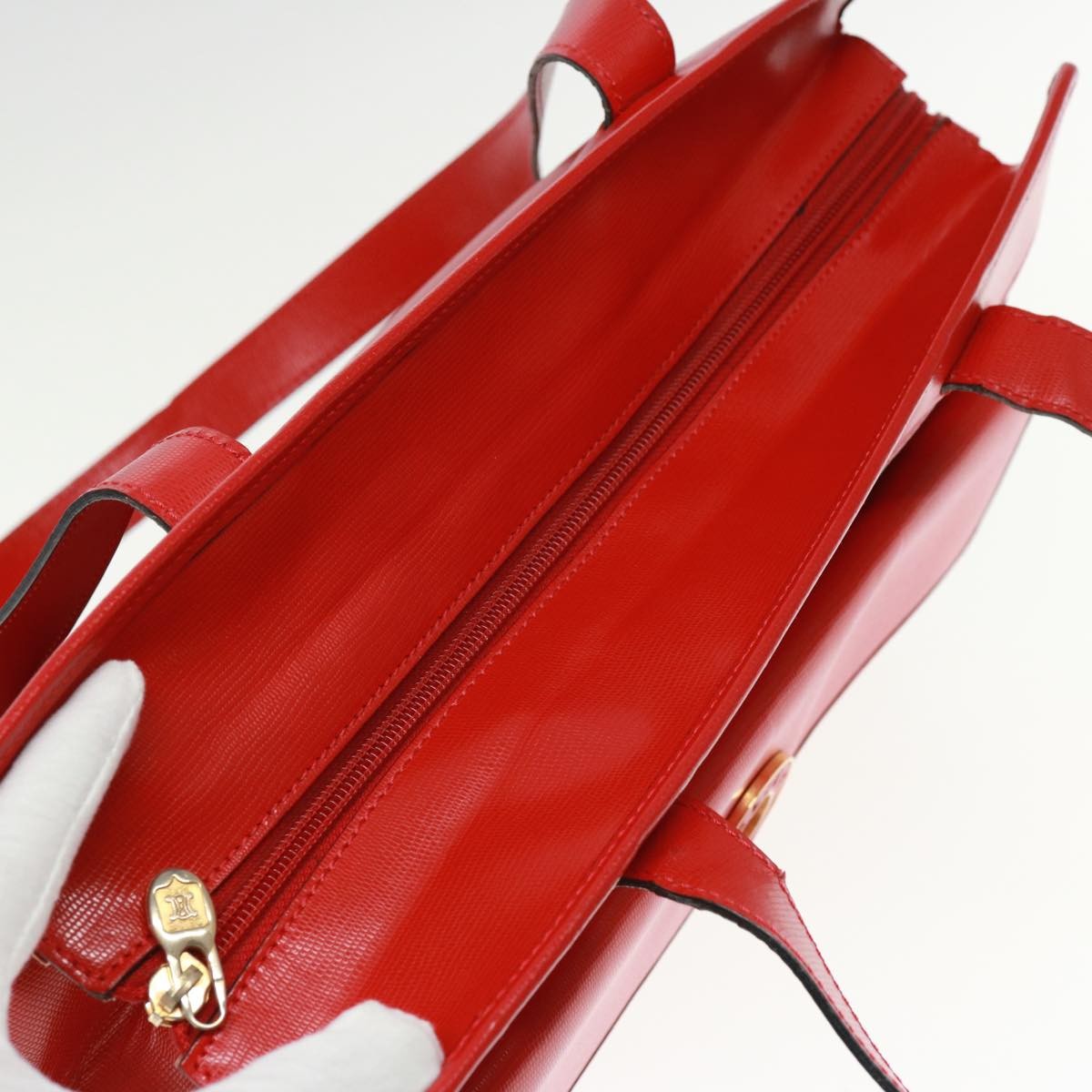 Celine CELINE Shoulder Bag Leather Red Authentic bs15049