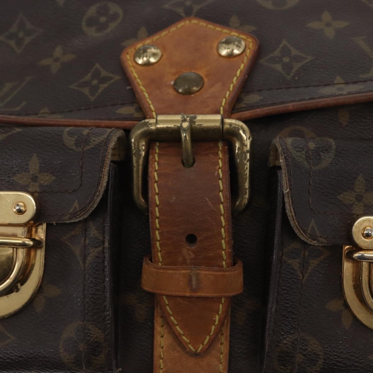 Louis Vuitton LOUIS VUITTON Monogram Hudson PM Shoulder Bag M40027 LV Authentic 164131