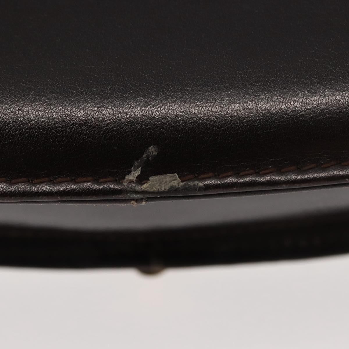 Gucci GUCCI Shoulder Bag Leather Brown gold Authentic fm4925