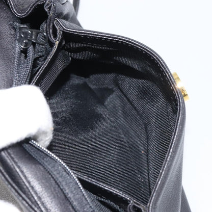 Givenchy GIVENCHY Shoulder Bag Leather Black Gold Authentic bs32977