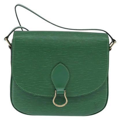 Louis Vuitton LOUIS VUITTON Epi Saint Cloud GM Shoulder Bag Green M52194 LV Authentic 147758