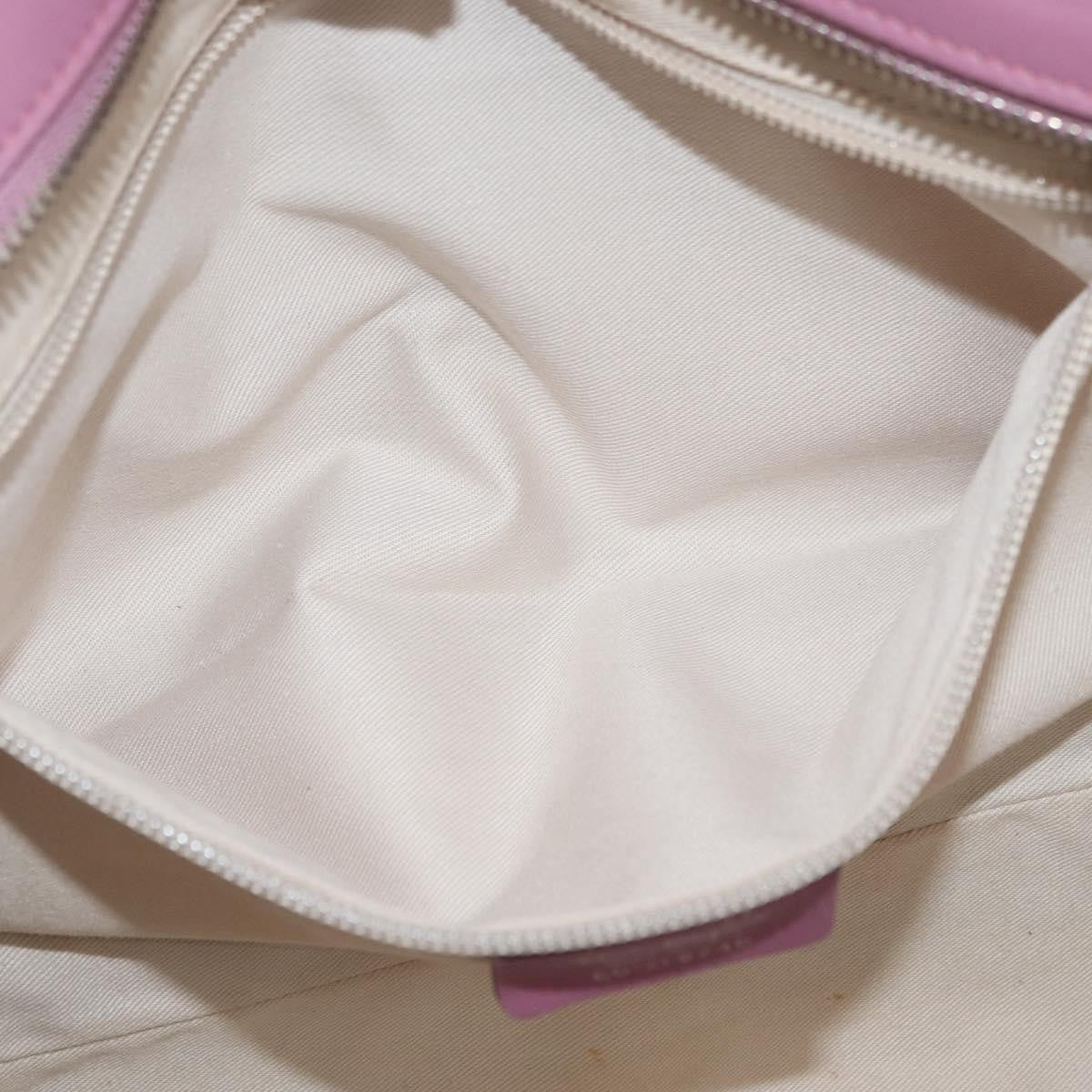 Salvatore Ferragamo Salvatore Ferragamo Gancini Tote Bag Leather Pink Silver Authentic BAZ427