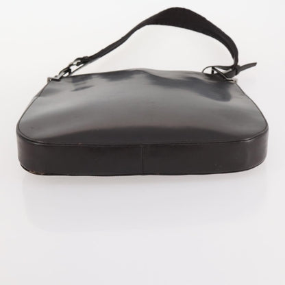 Gucci GUCCI GG Supreme Hand Bag Leather 2 Set Black Beige Authentic 173983