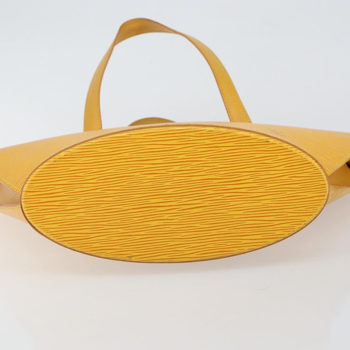Louis Vuitton LOUIS VUITTON Epi Saint Jacques Hand Bag Yellow M52279 LV Authentic bs29292