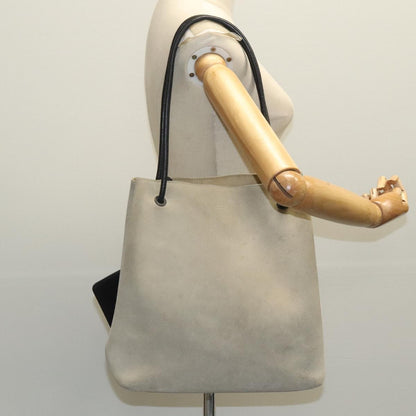 Gucci GUCCI Shoulder Bag Suede Beige 101341 Authentic 96679