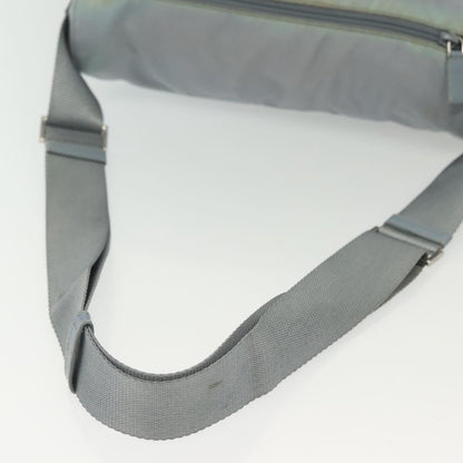 Prada PRADA Shoulder Bag Nylon Light Blue Silver Authentic ki5926