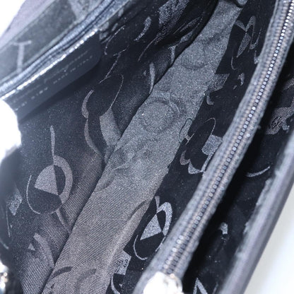 Salvatore Ferragamo Salvatore Ferragamo Vala Shoulder Bag Nylon Black Silver Authentic 162155