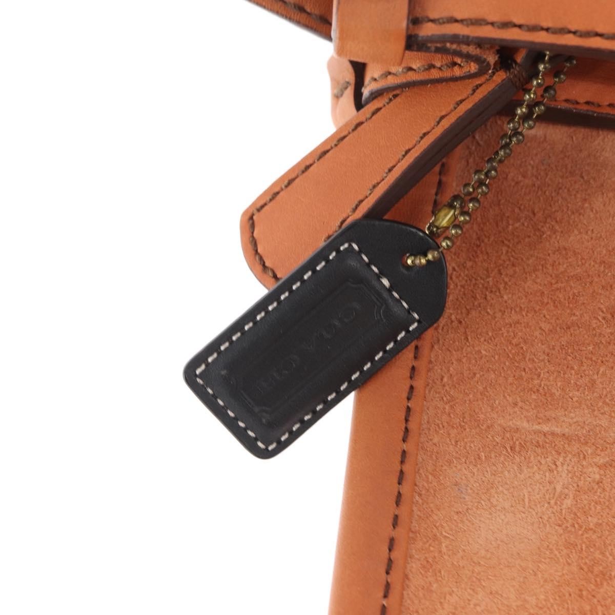 Coach Coach Body Bag Leather Brown Authentic am10204